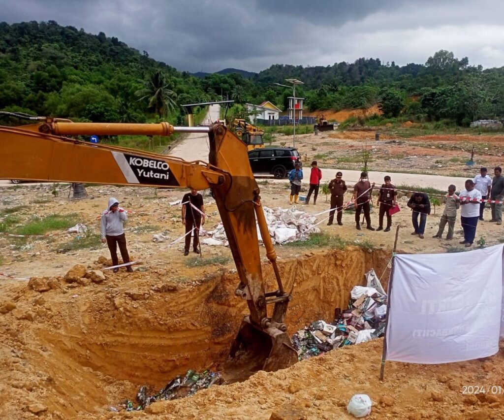 Kejari Karimun Kembali Lakukan Pemusnahan Barang Bukti Tindak Pidana